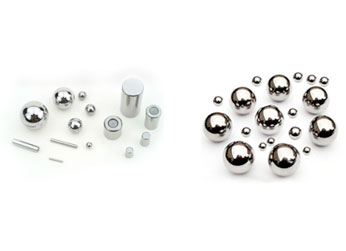 Esferas de Aço e Roletes de Precisão Esferas de Aço e Roletes de Precisão